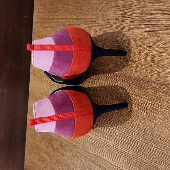 BODEN | Carrie Navy Suede Point Toe Court Stiletto Heels 36 - Picture 4 of 7